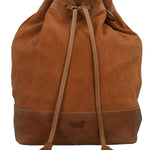 Mochila Cuero Mujer Gene Back Café Rockford
