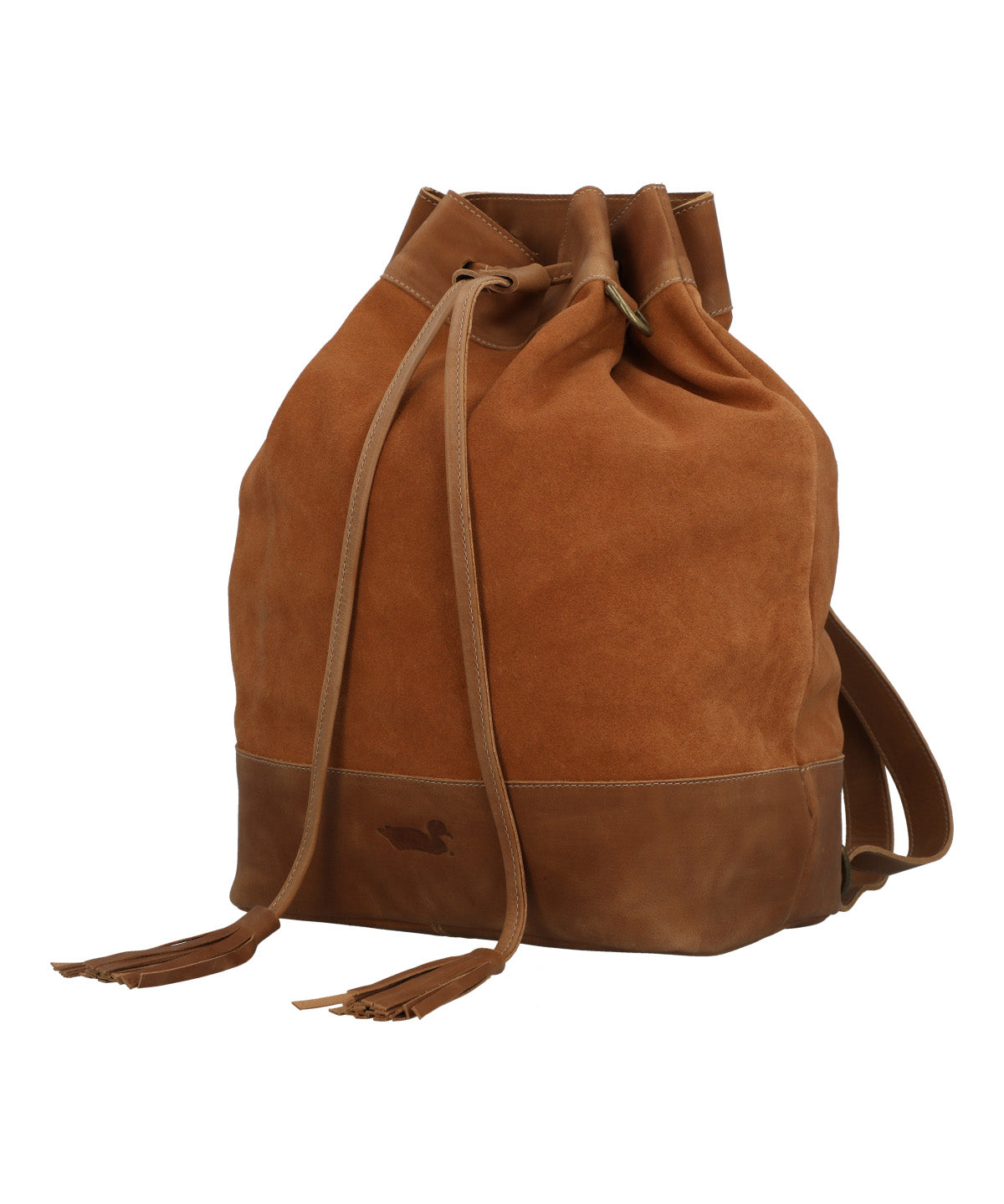 Mochila Cuero Mujer Gene Back Café Rockford