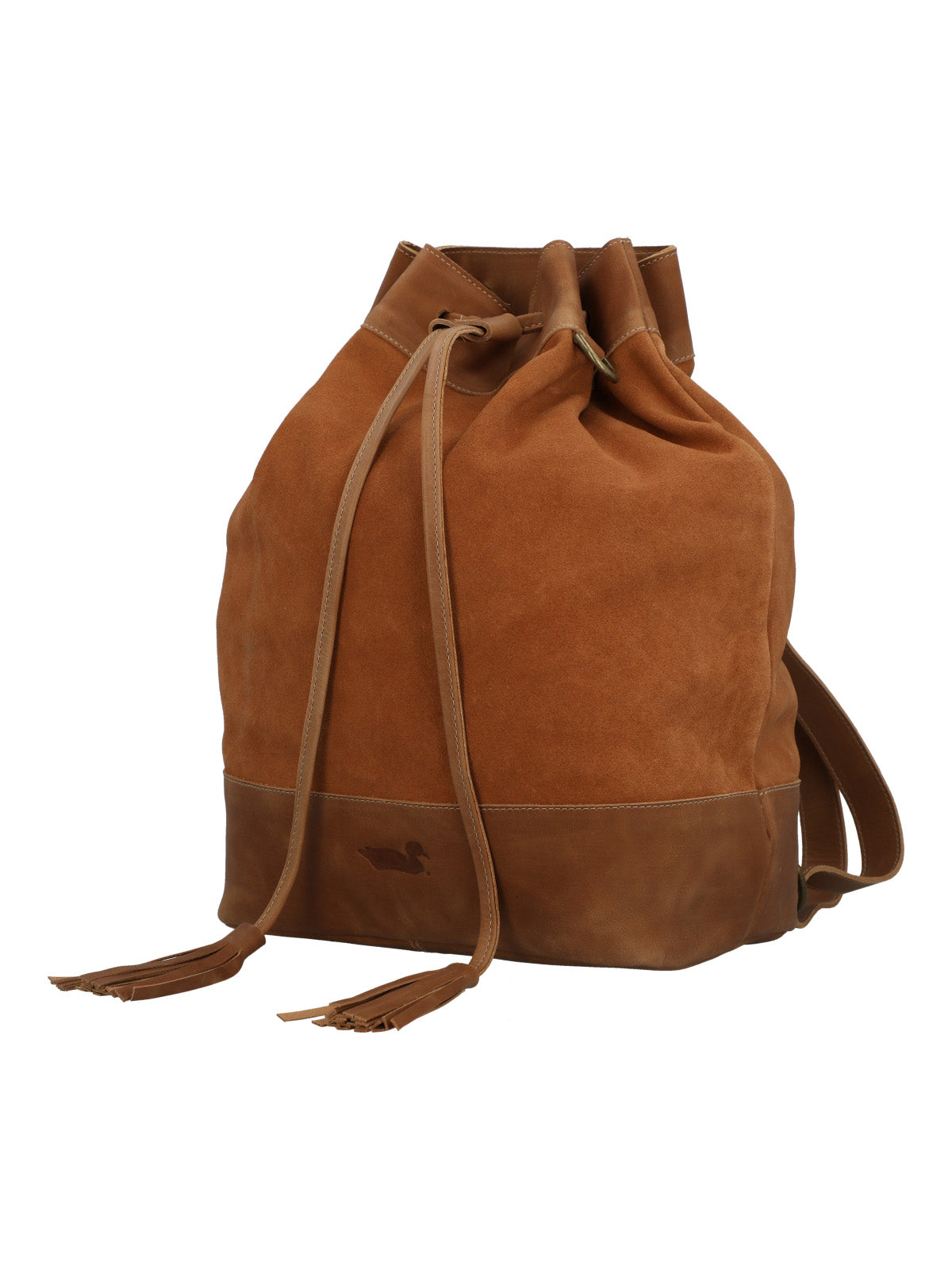 Mochila Cuero Mujer Gene Back Café Rockford