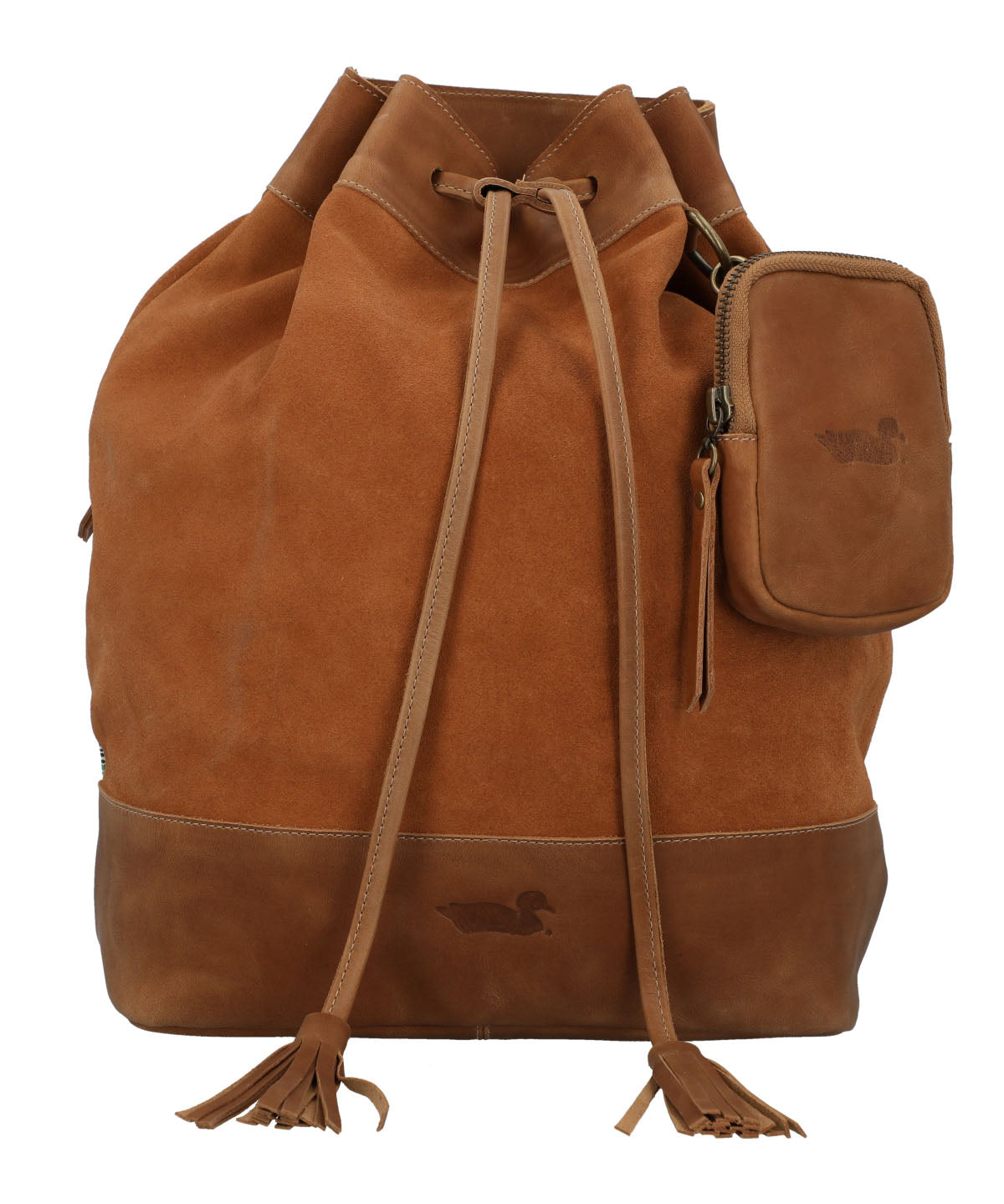 Mochila Cuero Mujer Gene Back Café Rockford