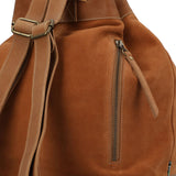 Mochila Cuero Mujer Gene Back Café Rockford