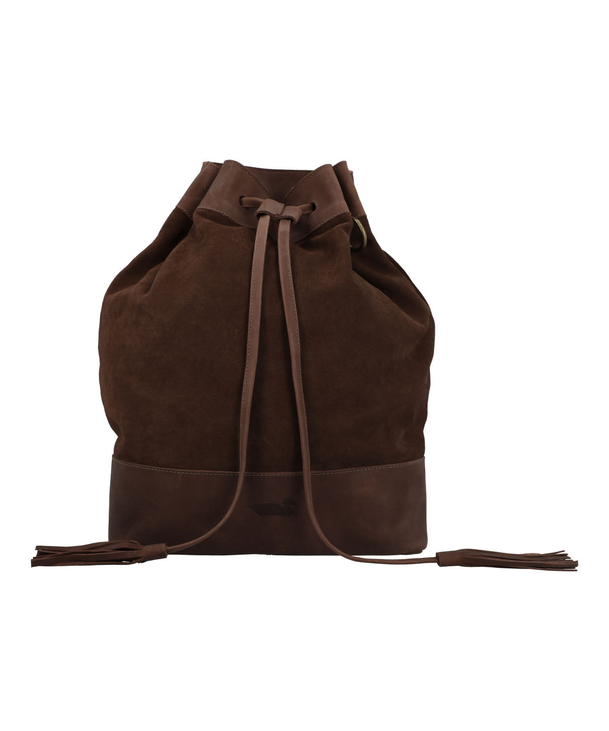 Mochila Cuero Mujer Gene Back Café Rockford