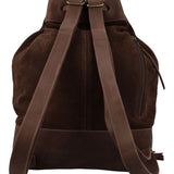 Mochila Cuero Mujer Gene Back Café Rockford