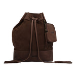 Mochila Cuero Mujer Gene Back Café Rockford