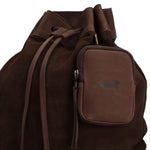 Mochila Cuero Mujer Gene Back Café Rockford