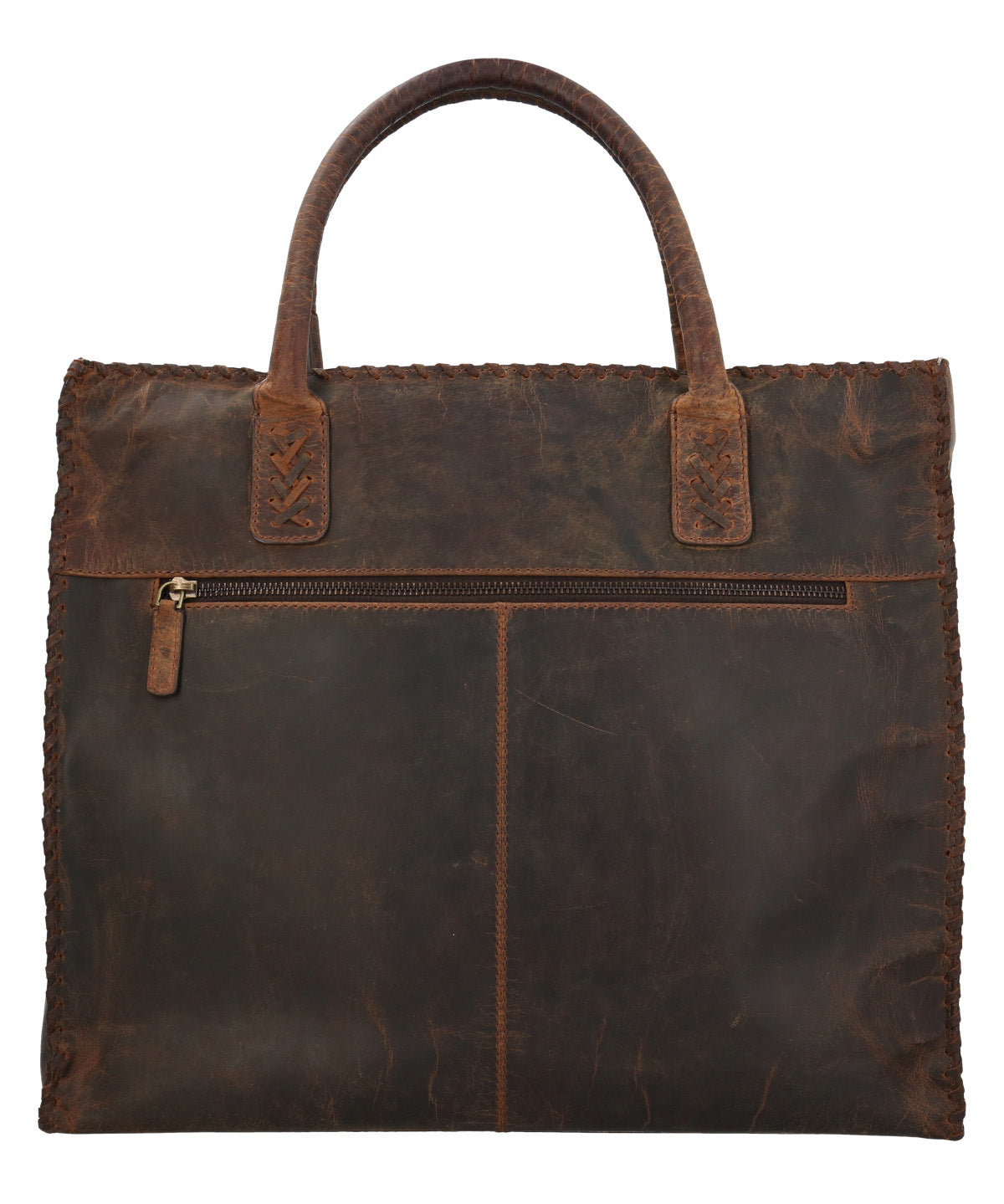 Cartera Cuero Mujer Oh Roses Tote Café Rockford