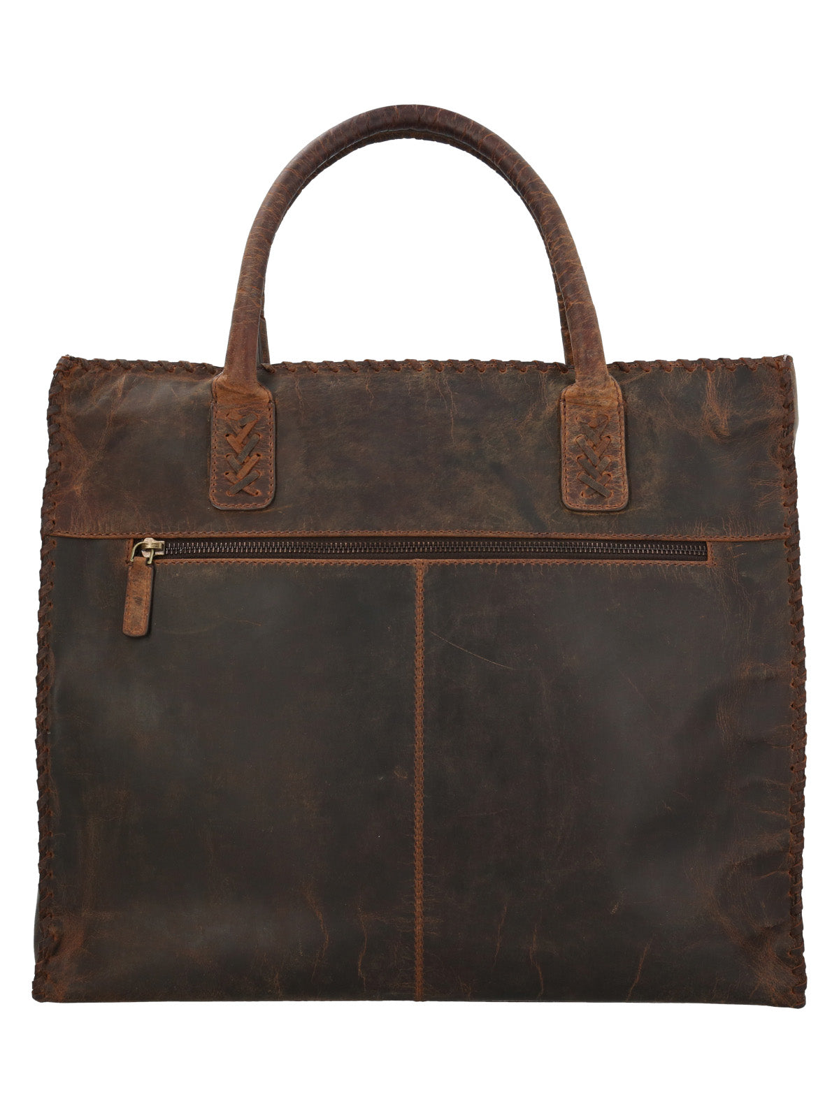 Cartera Cuero Mujer Oh Roses Tote Café Rockford