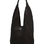 Cartera Cuero Mujer Ws Woven Hobo Café Rockford