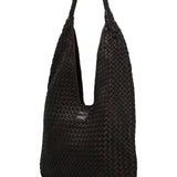 Cartera Cuero Mujer Ws Woven Hobo Café Rockford