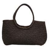 Cartera Cuero Mujer Ks Woven Tote Café Rockford