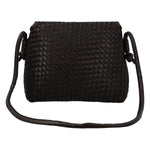 Cartera Cuero Mujer Ws Woven Cross Café Rockford
