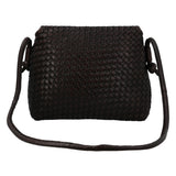 Cartera Cuero Mujer Ws Woven Cross Café Rockford