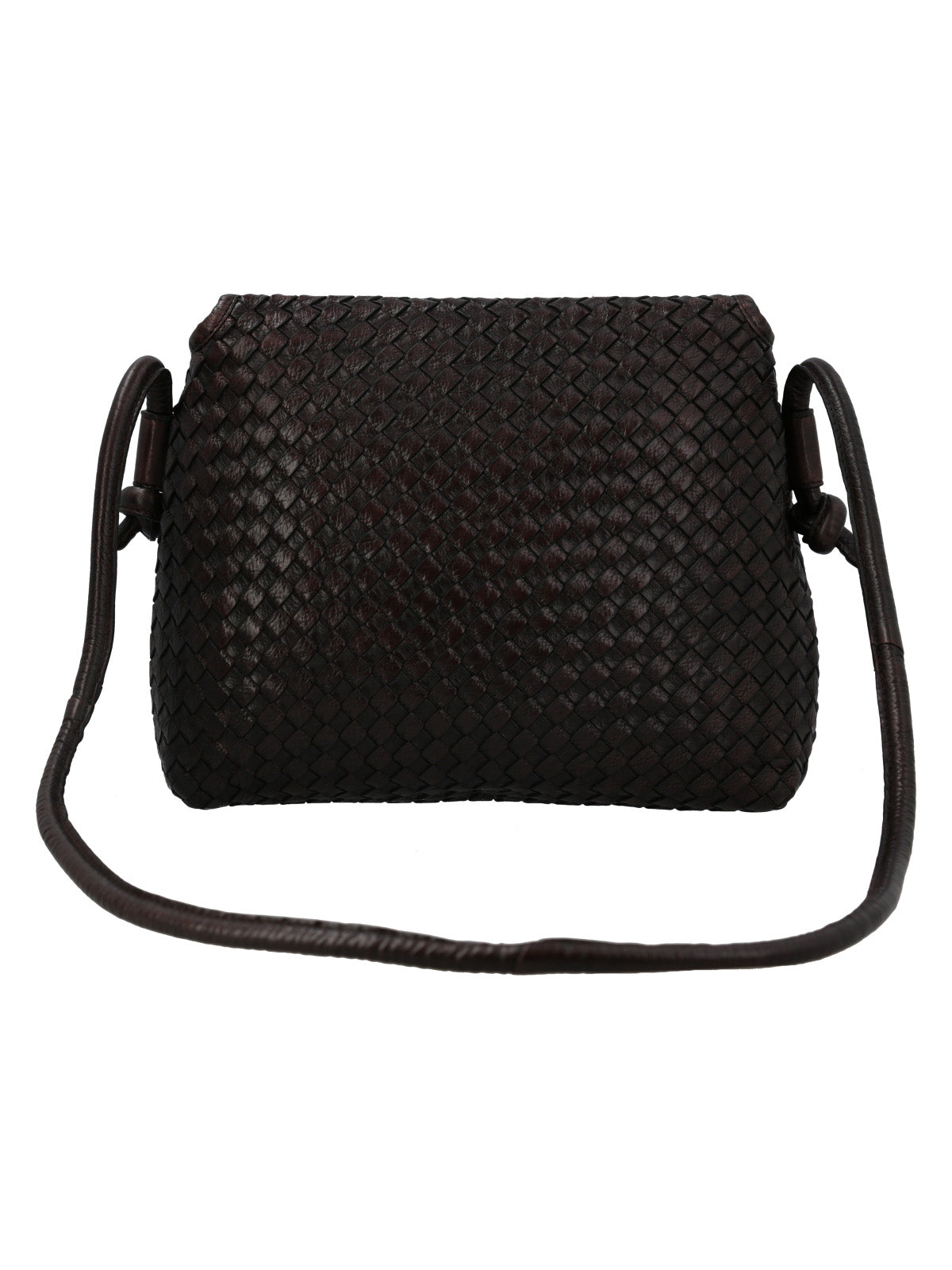 Cartera Cuero Mujer Ws Woven Cross Café Rockford