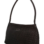 Cartera Cuero Mujer Ws Woven Bag Café Rockford