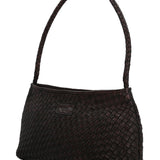 Cartera Cuero Mujer Ws Woven Bag Café Rockford
