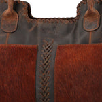 Cartera Cuero Mujer Hr Cozzi Tote Café Rockford