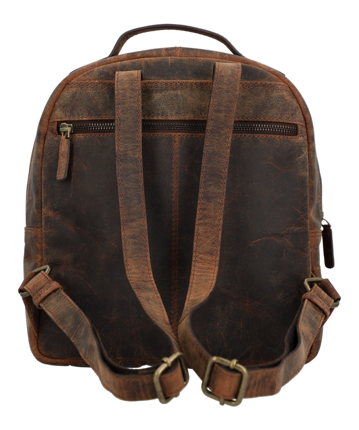 Mochila Cuero Mujer Hr Cozzi Back Café Rockford