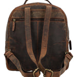 Mochila Cuero Mujer Hr Cozzi Back Café Rockford