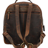 Mochila Cuero Mujer Hr Cozzi Back Café Rockford