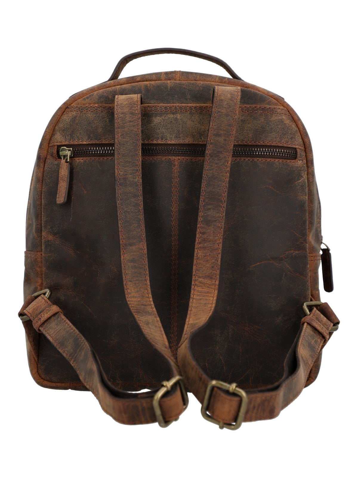 Mochila Cuero Mujer Hr Cozzi Back Café Rockford