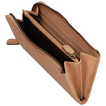 Billetera Cuero Mujer Cr Lawson Big Beige/Crudo Rockford