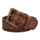 Cinturon Cuero Mujer Rf Freza Café Rockford