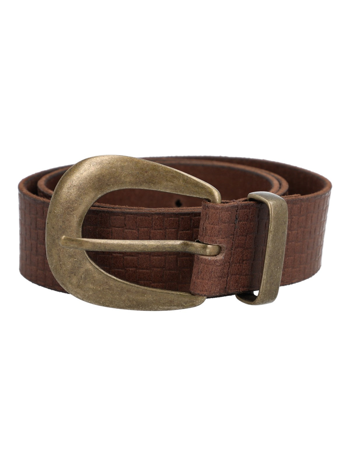 Cinturon Cuero Mujer Rf Fiori Café Rockford