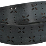 Cinturon Cuero Mujer Rf Fantini Gris Rockford