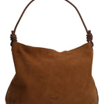 Cartera Cuero Mujer Jane Hobo Café Rockford