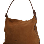 Cartera Cuero Mujer Jane Hobo Café Rockford