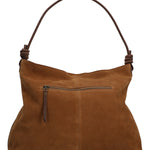Cartera Cuero Mujer Jane Hobo Café Rockford