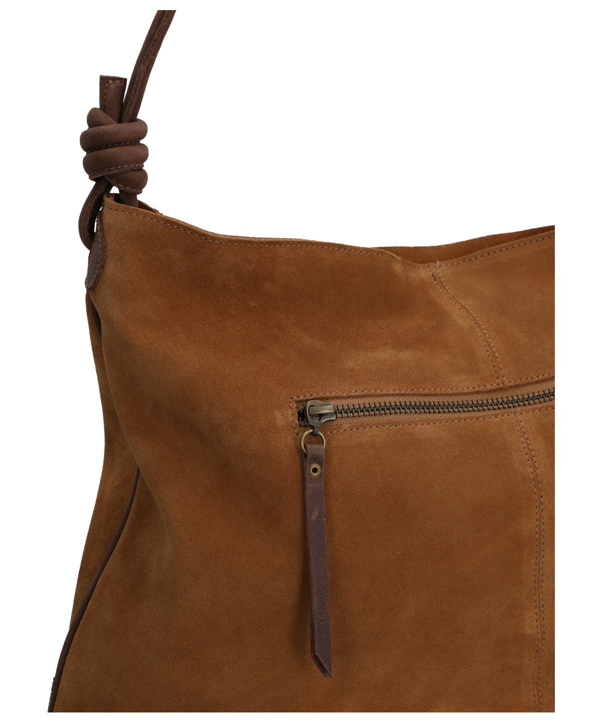 Cartera Cuero Mujer Jane Hobo Café Rockford