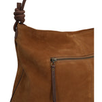Cartera Cuero Mujer Jane Hobo Café Rockford