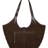 Cartera Cuero Mujer Jania Hobo Café Rockford