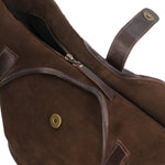 Cartera Cuero Mujer Jania Hobo Café Rockford