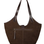Cartera Cuero Mujer Jania Hobo Café Rockford