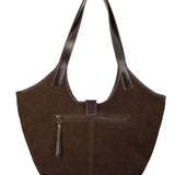 Cartera Cuero Mujer Jania Hobo Café Rockford