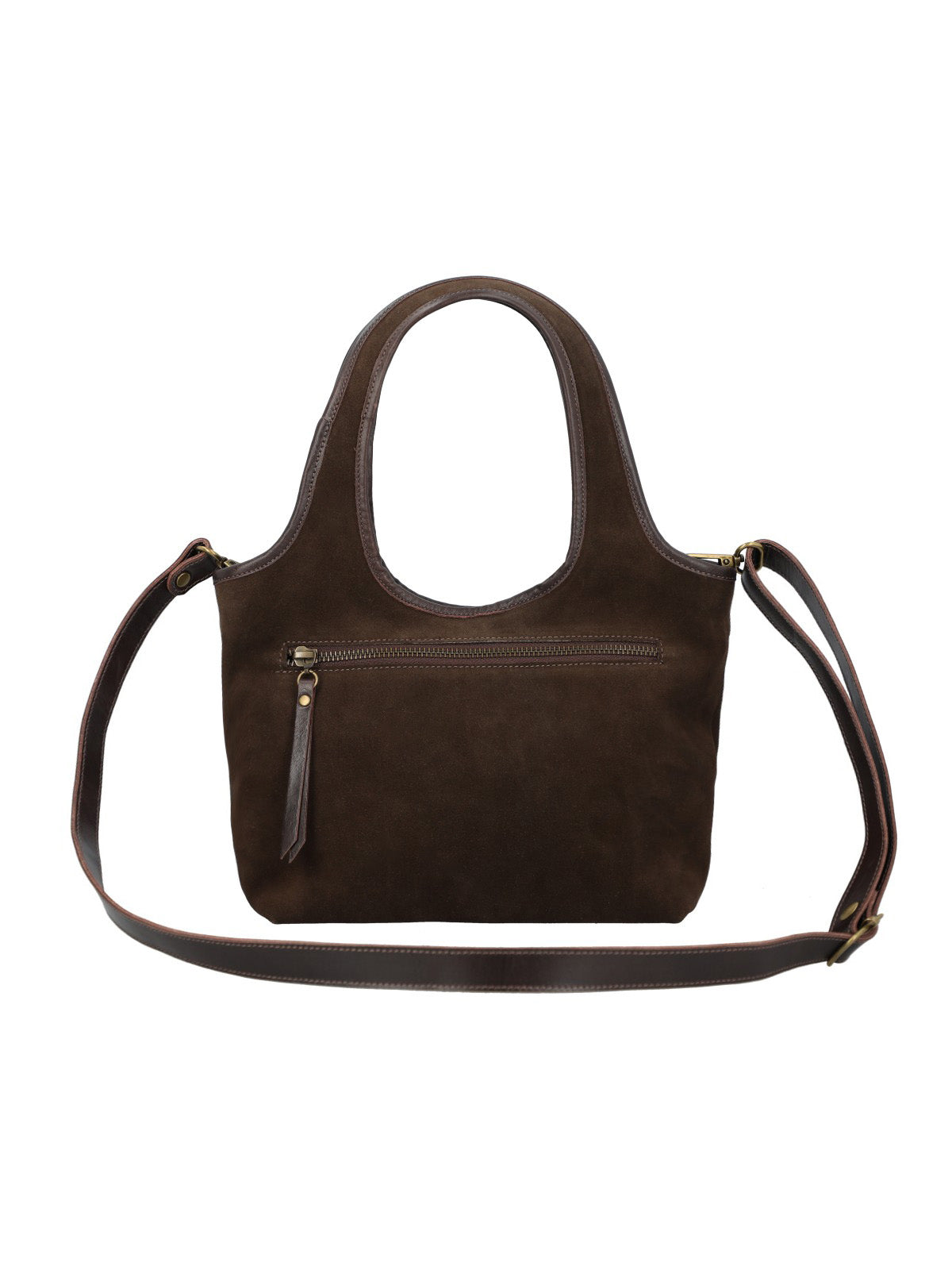Cartera Cuero Mujer Jania Bag Café Rockford