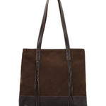 Cartera Cuero Mujer Jill Tote Café Rockford