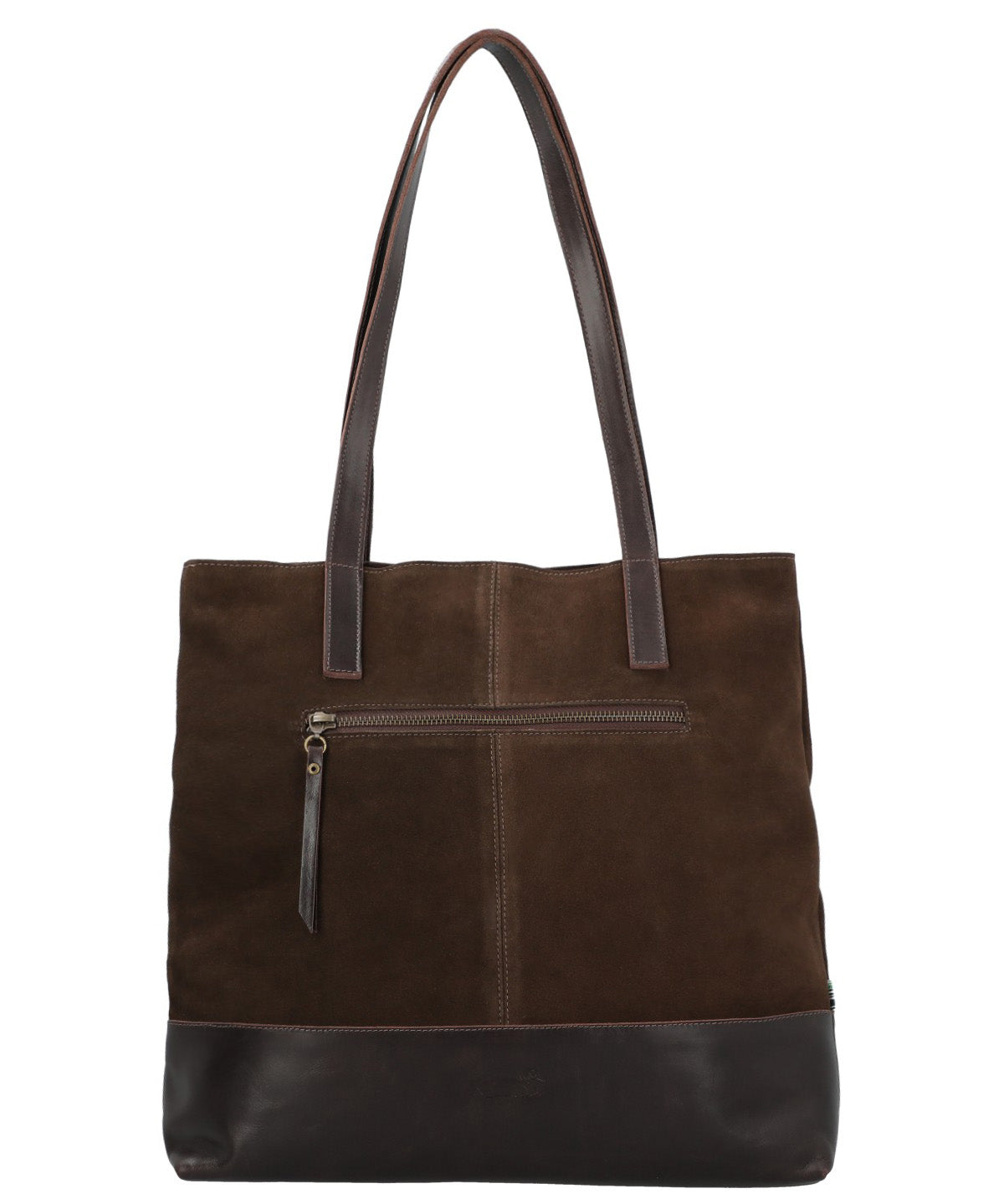 Cartera Cuero Mujer Jill Tote Café Rockford