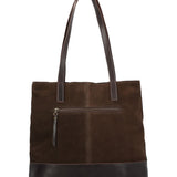 Cartera Cuero Mujer Jill Tote Café Rockford