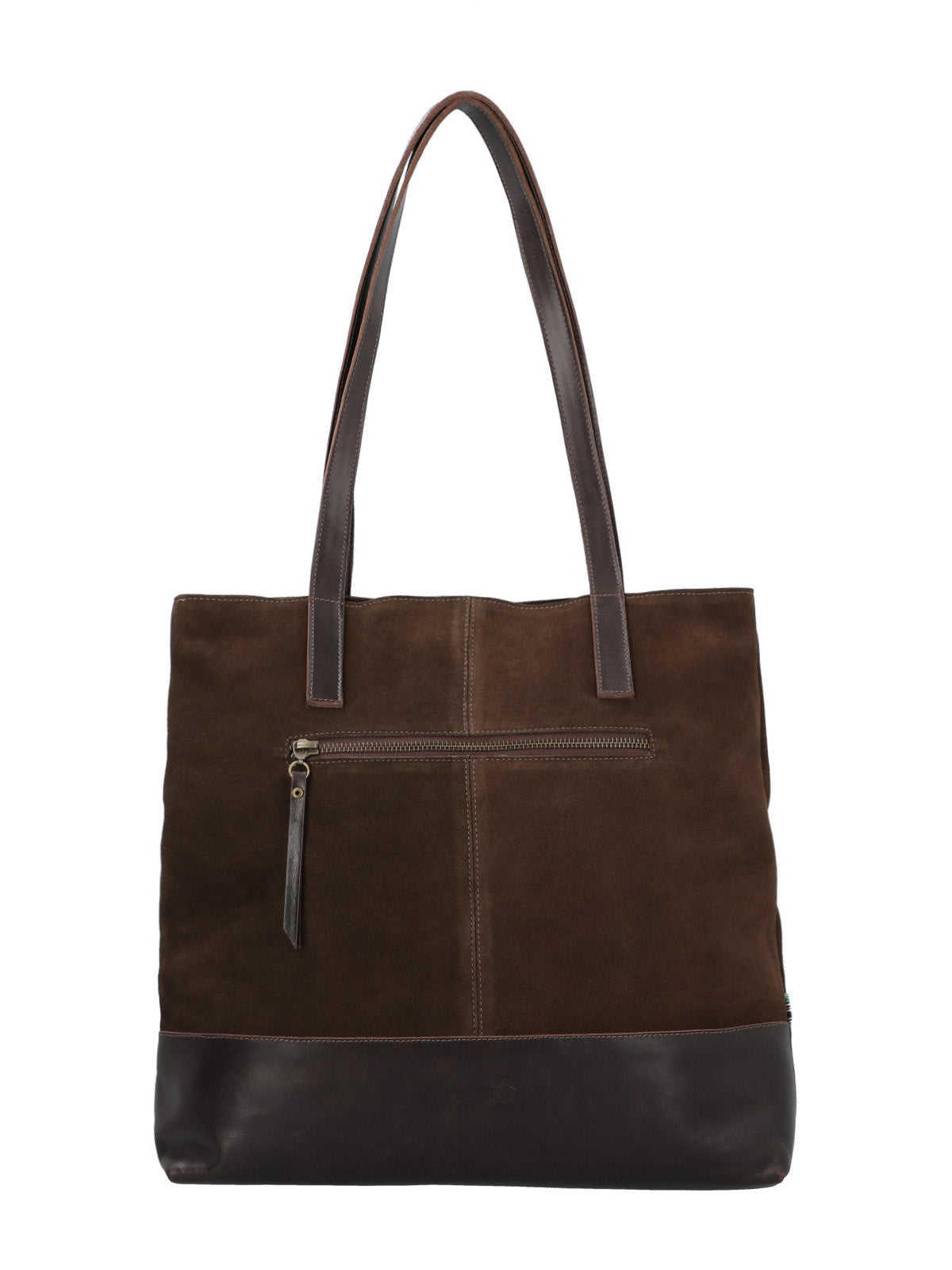 Cartera Cuero Mujer Jill Tote Café Rockford