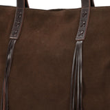 Cartera Cuero Mujer Jill Tote Café Rockford