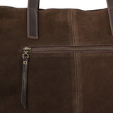 Cartera Cuero Mujer Jill Tote Café Rockford