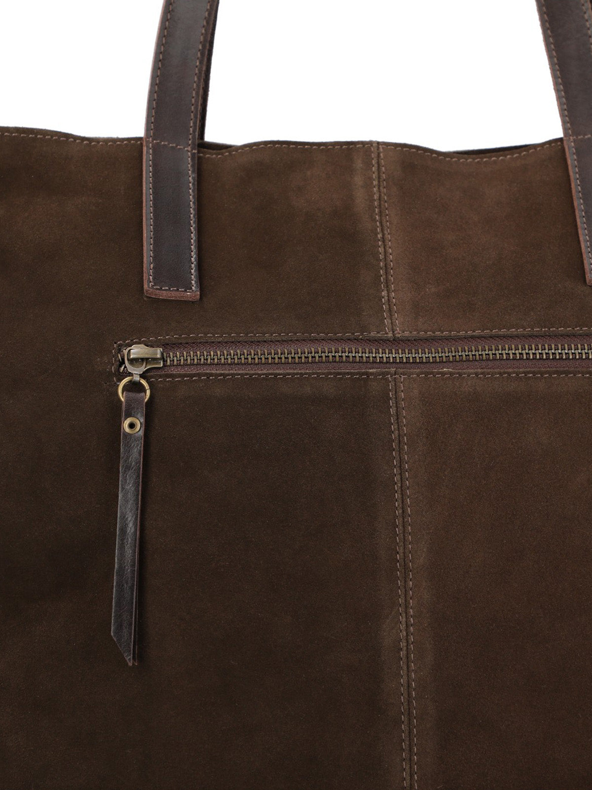 Cartera Cuero Mujer Jill Tote Café Rockford
