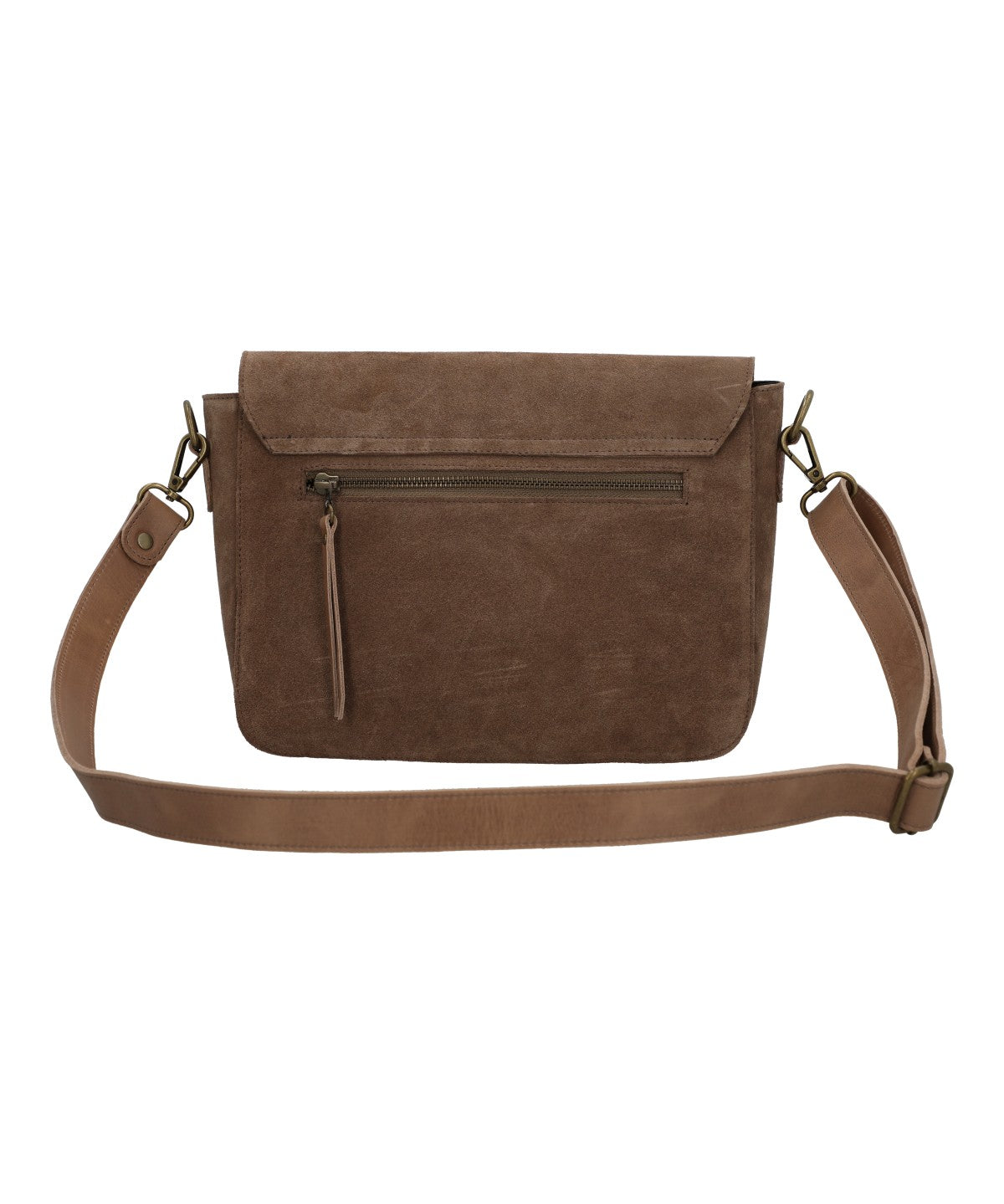 Cartera Cuero Mujer Jolie Cross Café Rockford