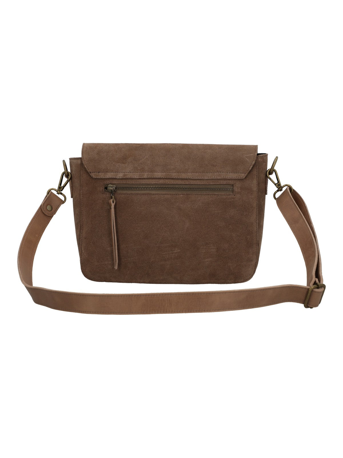 Cartera Cuero Mujer Jolie Cross Café Rockford