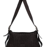 Cartera Cuero Mujer Ws Braided Bag Café Rockford