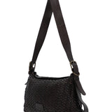 Cartera Cuero Mujer Ws Braided Bag Café Rockford