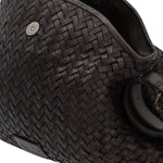 Cartera Cuero Mujer Ws Braided Bag Café Rockford